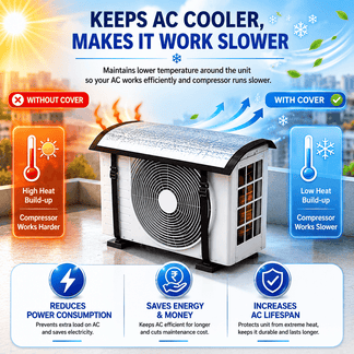 AC Outdoor Unit Protector Cover